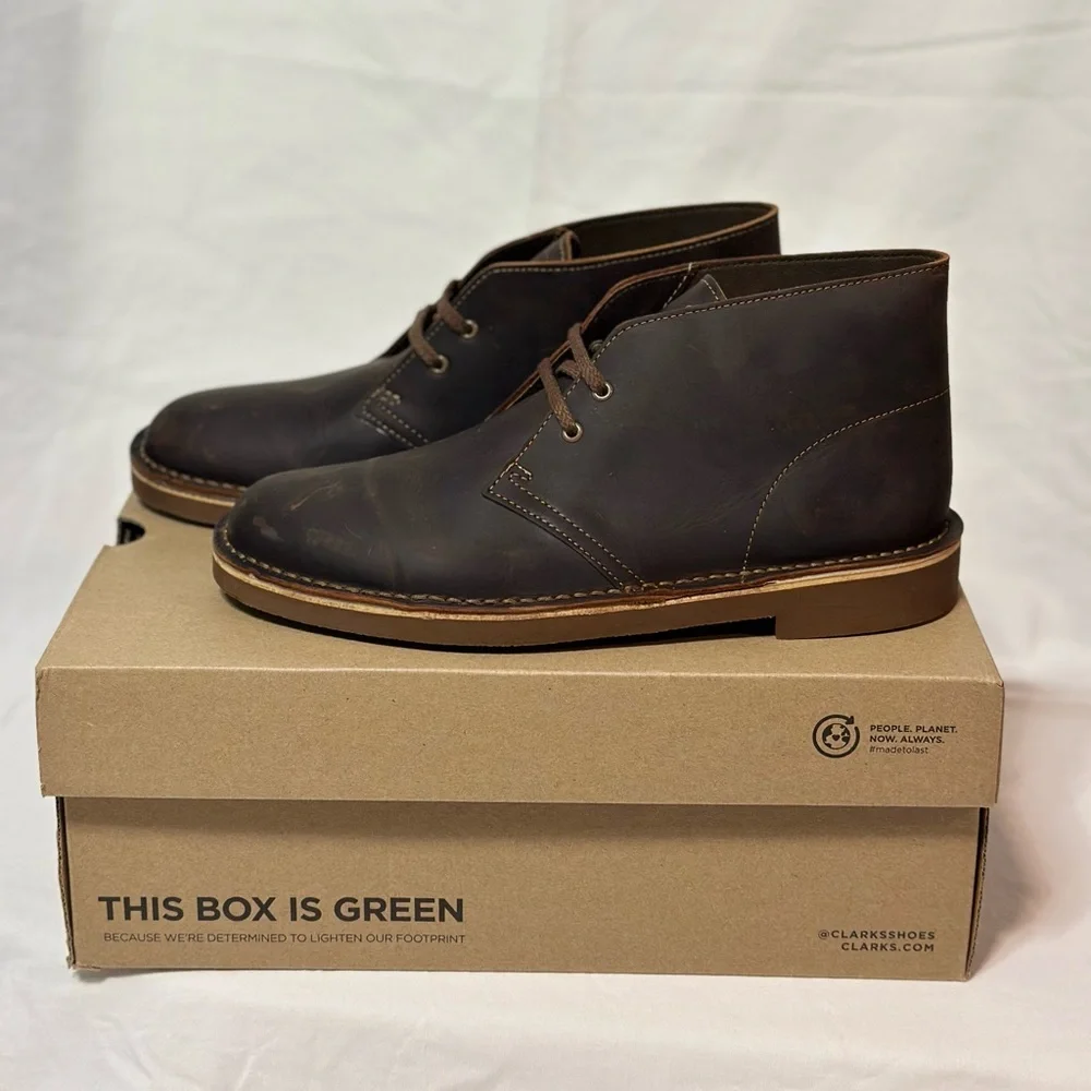 Clarks Men’s leather shoes - Picture 2 of 7